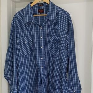 Plains Western Wear Big Man Long Sleeve Shirt